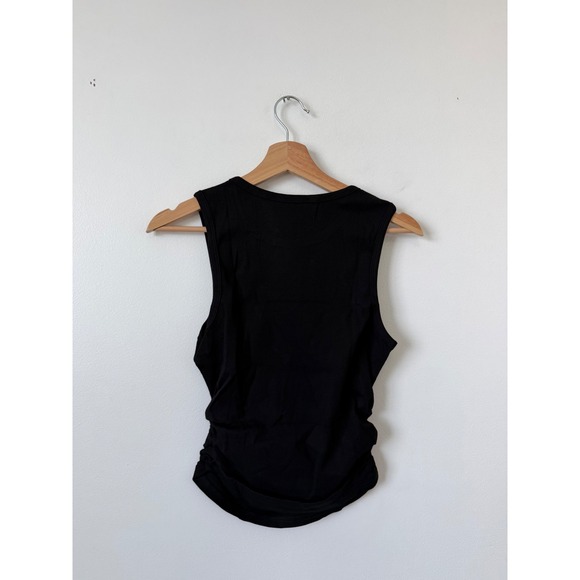 Women's Onfer Ribbed High Neck Sleeveless Top – Black – Size Small – NWT - Picture 4 of 4